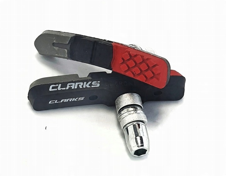 Klocki hamulcowe Clarks CPS301 MTB V-brake 72 mm czerwono-czarno-szare
