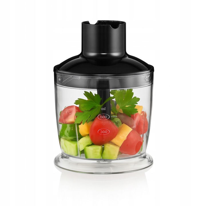 BLENDER RĘCZNY WIELOFUNKCYJNY 5 POZIOMÓW TRYB TURBO ZESTAW 3w1 MOC