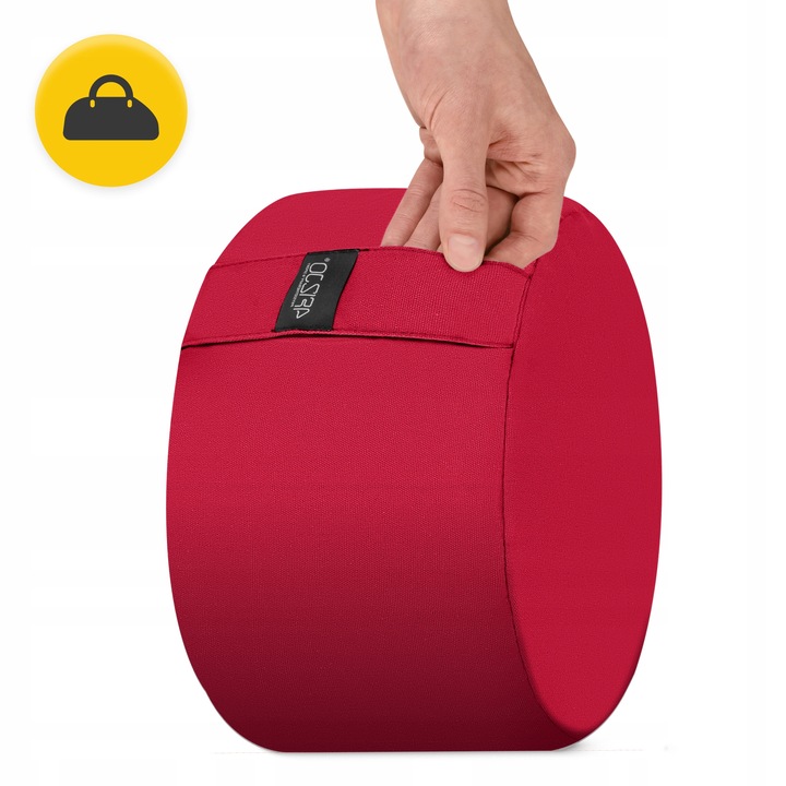 PODUSZKA DO MEDYTACJI I JOGI OKRĄGŁA Z GRYKĄ SIEDZISKO DO RELAKSU ZAFU