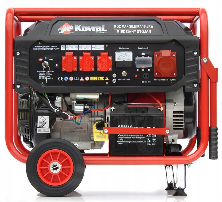 PROFESJONALNY AGREGAT PRĄDOTWÓRCZY 10,3kW EL-START AVR+ MIEDŹ STOJAN