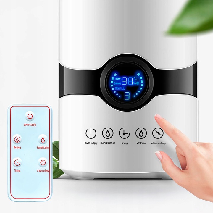 NAWILŻACZ POWIETRZA ULTRADŹWIĘKOWY AUTOMATYCZNY AROMATERAPIA DYFUZOR