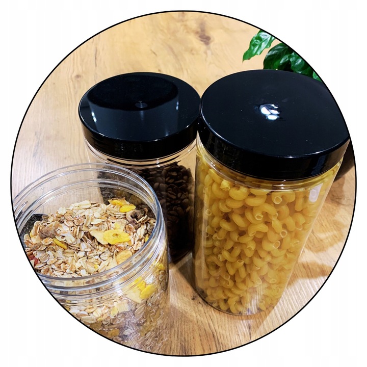 Słoiki POJEMNIKI na przyprawy makaron 500+1250+ 1500 ml 14 szt MEGA