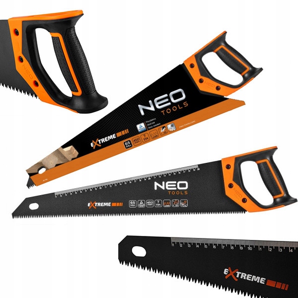 NEO Piła Ręczna do Drewna 450 mm Hartowana Indukcyjnie Płatnica do