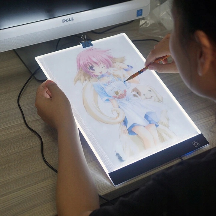 TABLET GRAFICZNY LED - IDEALNY PREZENT (A4) - DLA UCZNIA, STUDENTA, DZIECKA