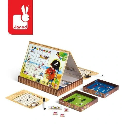 JANOD Gra magnetyczna Statki Pirat Battleship