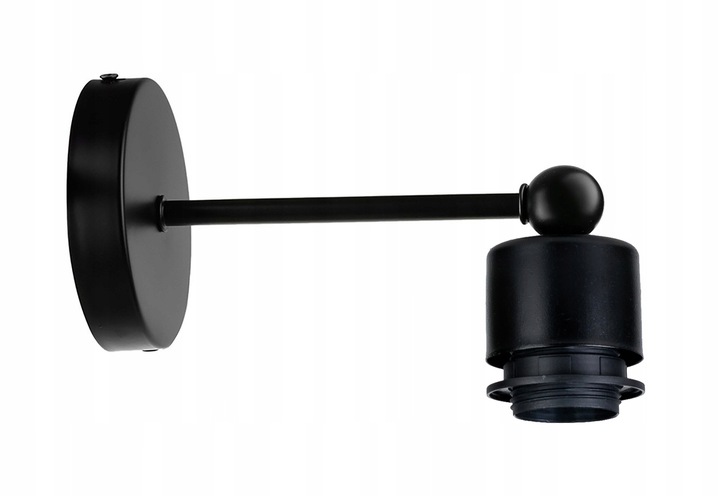 LAMPA KINKIET E27 ścienny stały loft KULA Drewno