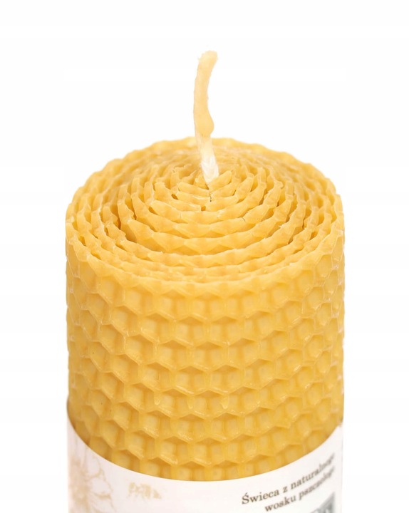Zestaw 3x Świeca z Wosku Pszczelego 8/5 cm 100% Wosk Pszczeli
