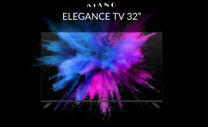 Telewizor bezramkowy LED direct Kiano KE32 Smart TV HD Ready czarny
