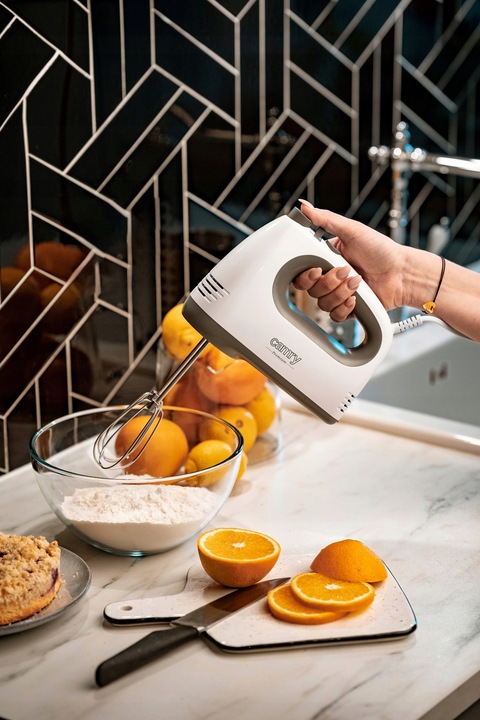 Mikser CR 4220 White 750W 5 Prędkości Turbo Stal Nierdzewna