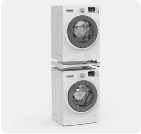 Meliconi Torre Smart L60 Łącznik Pralki Suszarki Uniwersalny z Półką