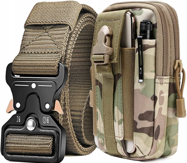 ZESTAW SASZETKA NERKA TAKTYCZNA + PAS WOJSKOWY Koanni