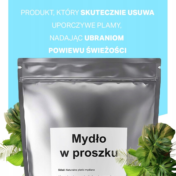 PŁATKI MYDLANE mydło w proszku NATURALNE EKO 1kg