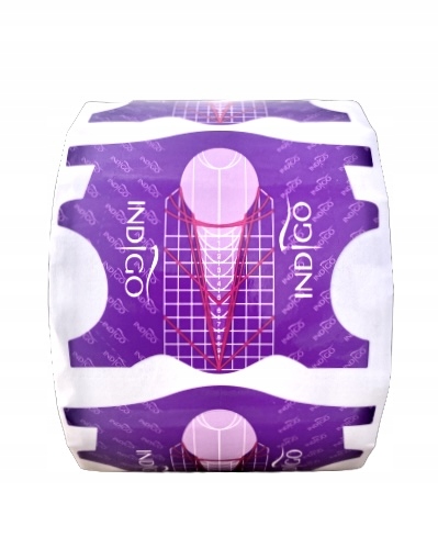 INDIGO SZABLONY FORMY DO PRZEDŁUŻANIA 500 SZT.