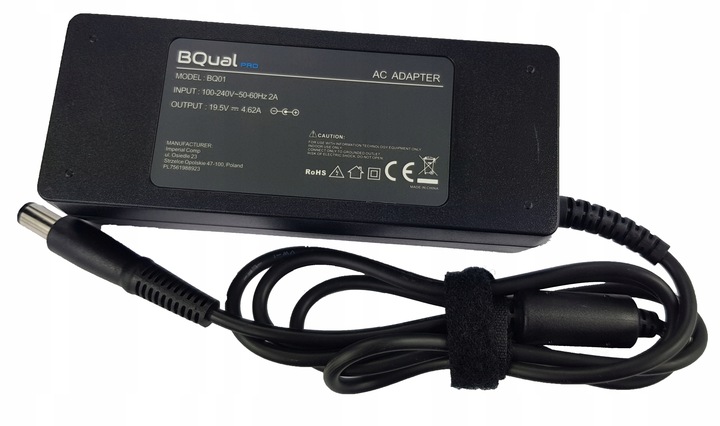 Ładowarka 90W do laptopa DELL Inspiron Latitude 19,5V 4,62A wtyk 7,4x5,0mm