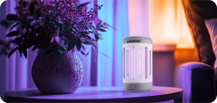 Lampa Owadobójcza UV 5W Na Muchy Komary Owady Osy Ćmy Pułapka