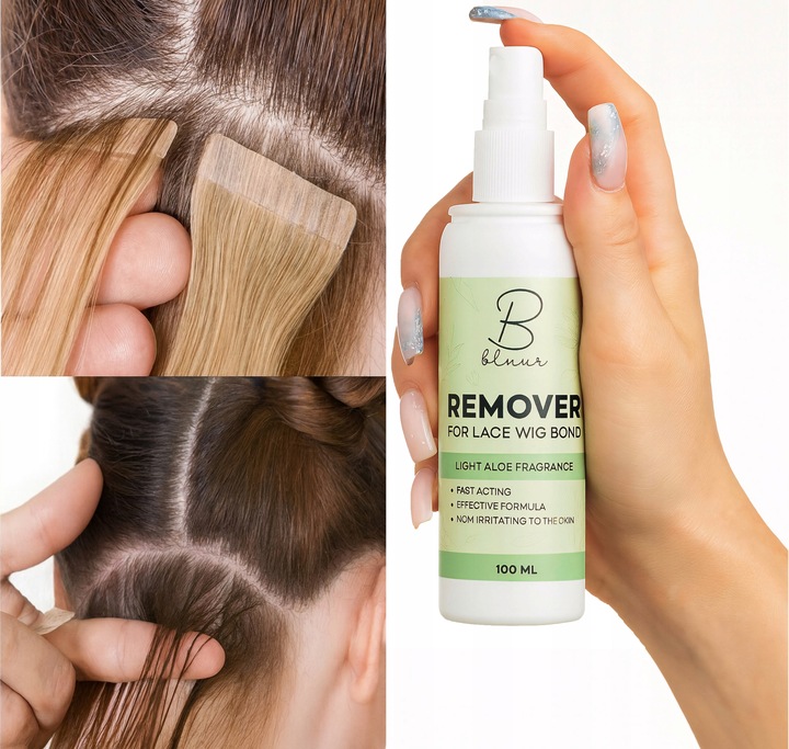 REMOVER płyn do zdejmowania włosów TAPE ON 100ml ALOES Blurr