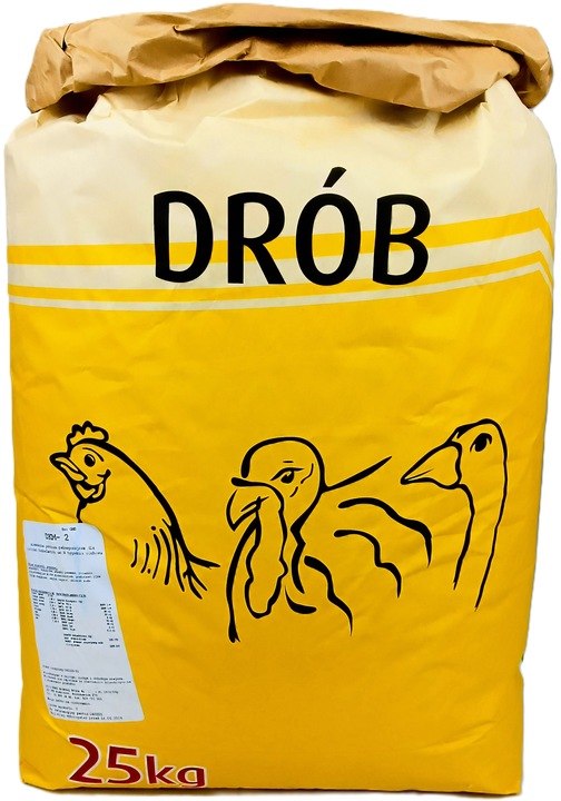 PASZA DLA KURCZAT 2 KARMA DLA MAŁYCH KURCZAT WITAMINY 25KG DKM 2 BEZ GMO