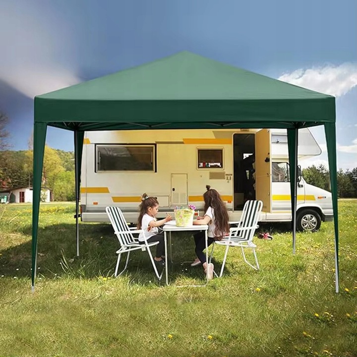 PAWILON OGRODOWY EKSPRESOWY NAMIOT HANDLOWY 3x3m AUTOMATYCZNY + 4