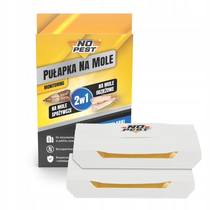 PUŁAPKA LEP NA MOLE SPOŻYWCZE KUCHENNE ODZIEŻOWE UBRANIOWE 2W1 5