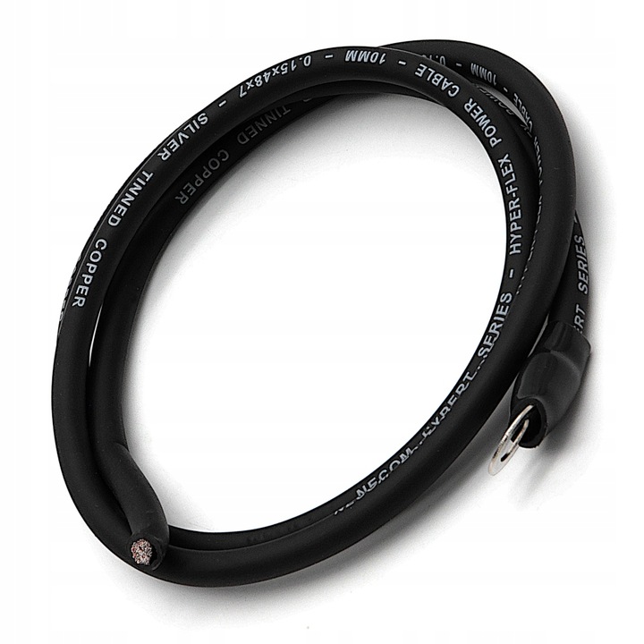 Zestaw kabli przewodów do wzmacniacza samochodowego NECOM 10mm2 porządne