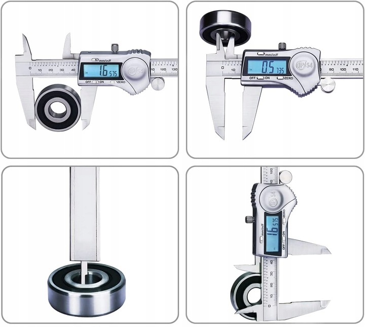 SUWMIARKA ELEKTRONICZNA ZE STALI NIERDZEWNEJ WYŚWIETLACZ LCD,