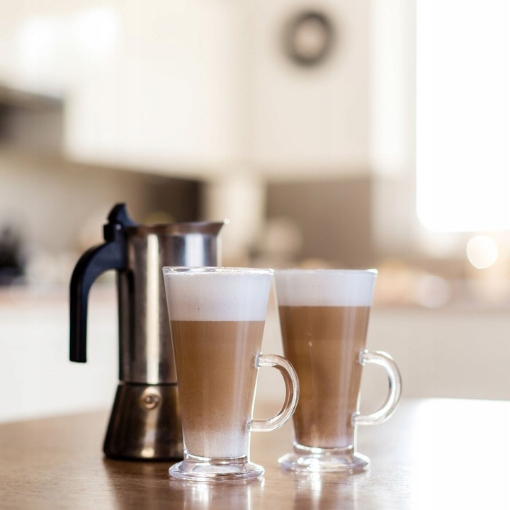 Zestaw SZKLANEK do KAWY Koktajlowych Tadar Caffe Latte 6x250 ml