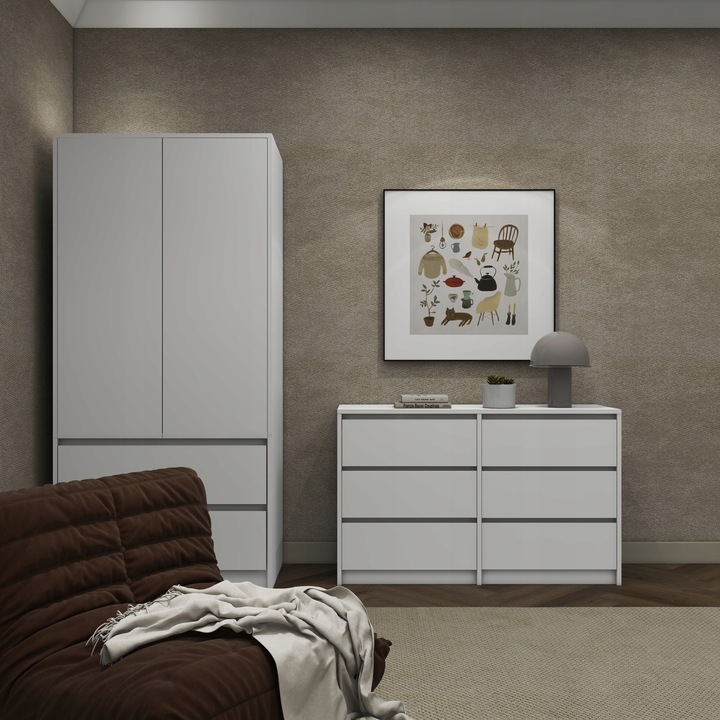 Komoda z 6 Szufladami – Funkcjonalność i Styl w Jednym! | 120x77x43 cm