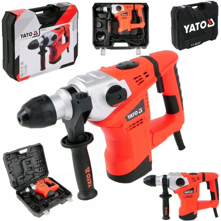 YATO MŁOTOWIERTARKA SIECIOWA SDS+ 1500W 5J MŁOT UDAROWY W WALIZCE