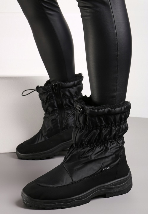 Czarne Śniegowce 36