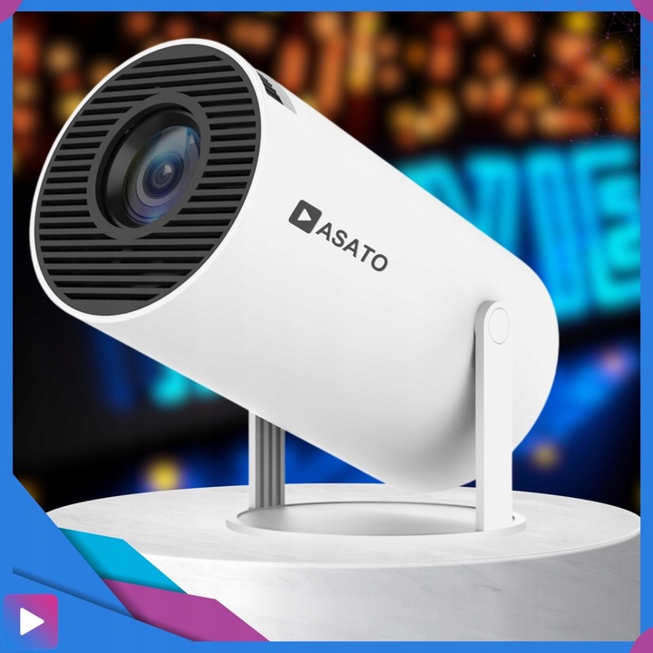 Projektor Rzutnik Android TV WiFi SMART Bluetooth 5.0 HD 4K Ekran 150