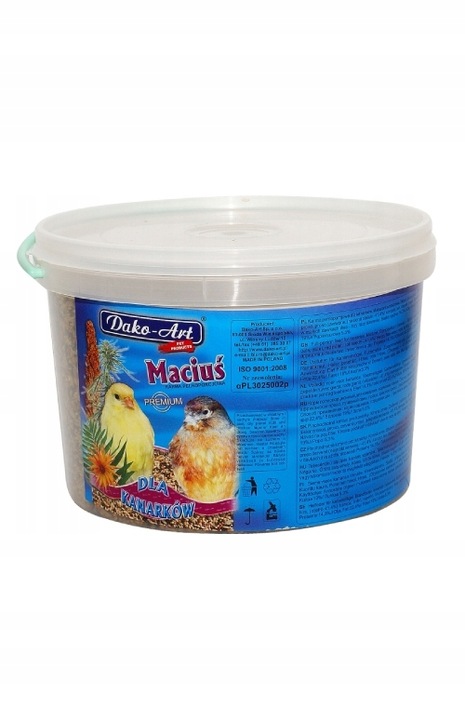 pokarm dla kanarków karma kanarek wiaderko 3 litr #210