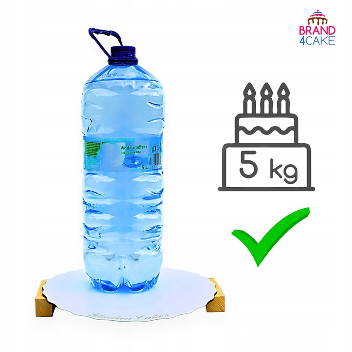 Podkład pod tort HDF BEZZAPACHOWY 28 cm 5 szt Biały Okrągły Brand4Cake