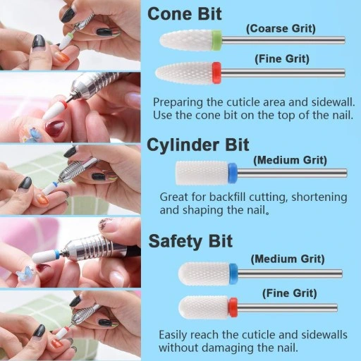 ZESTAW FREZÓW CERAMICZNYCH I DIAMENTOWYCH 10SZT