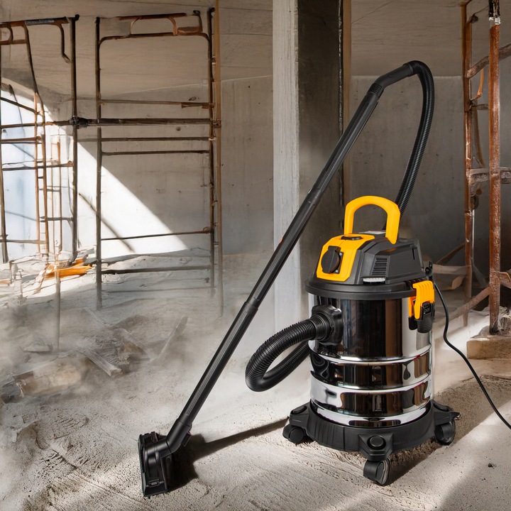 ODKURZACZ PRZEWODOWY Z GNIAZDKIEM BEZWORKOWY DMUCHAWA NA SUCHO MOKRO