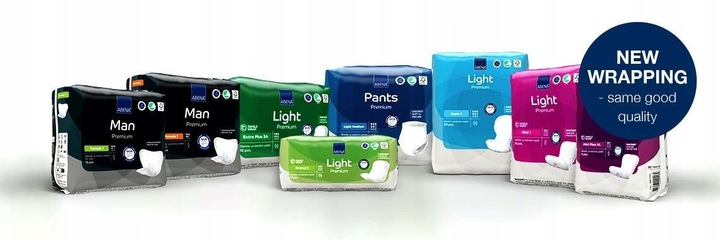 WKŁADKI podpaski 4x10szt UROLOGICZNE na nietrzymanie moczu ABENA EXTRA