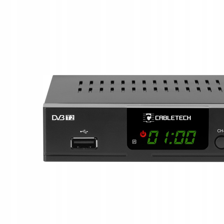 Tuner dekoder TV DVB-T2 H.265 HEVC USB Cabletech