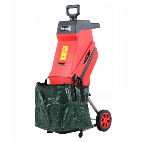 MOCNY RĘBAK ROZDRABNIACZ ELEKTRYCZNY DO GAŁĘZI TARCZOWY 2500W 45mm Z