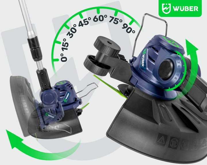 PODKASZARKA AKUMULATOROWA KOSA WYKASZARKA NA KOŁACH ŻYŁKI NOŻE AKU 2AH