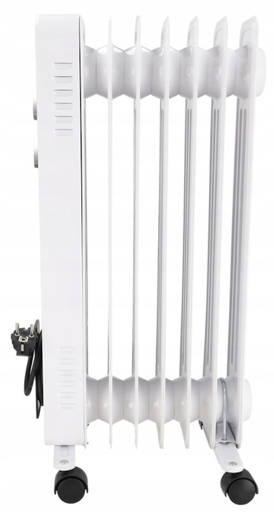Grzejnik elektryczny Olejowy Termostat 1500W 7 Żeber Energooszczędny