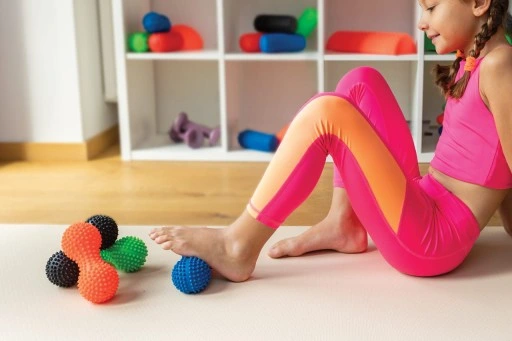 PÓŁWAŁEK PODUSZKA Z KOLCAMI DO ĆWICZEŃ MASAŻU