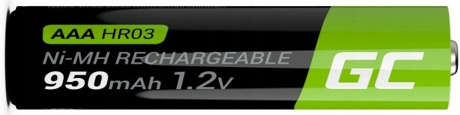Green Cell 4x Akumulator AAA HR03 950mAh GR03