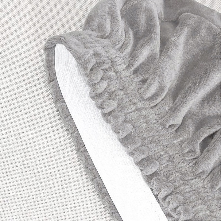 POKROWIEC NA KANAPĘ SOFĘ NAROŻNIK ELASTYCZNY WELUR PLUSZ 190-230 OEKO TEX