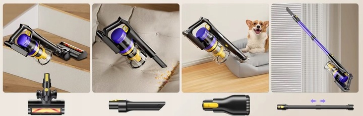 Najnowszy Odkurzacz Bezprzewodowy Akumulatorowy Laresar X11 V11 550W