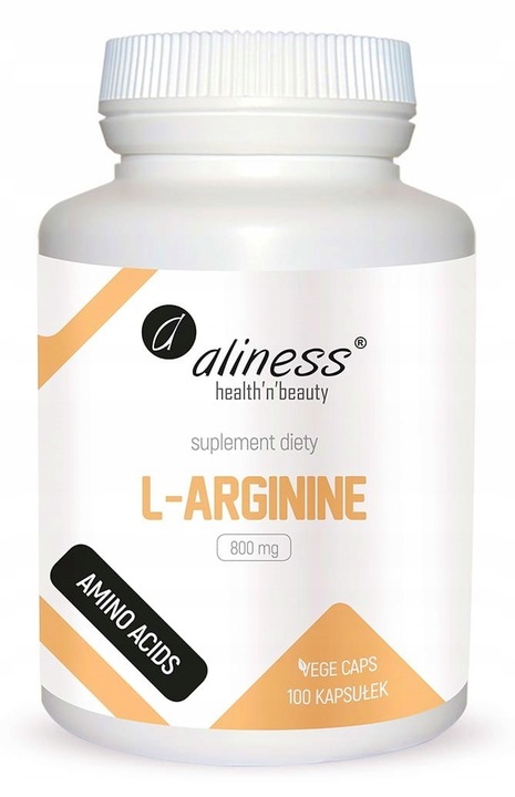 Aliness L- ARGININA arginine 800mg 100 kaps.