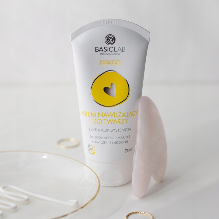 BasicLab Nawilżający Krem do Twarzy pod Makijaż Lekka Konsystencja 75 ml