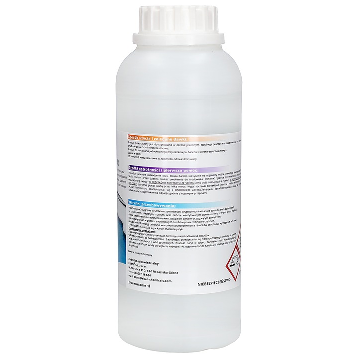 Silny środek do zimowania basenu hibernator do basenu na zimę 1l