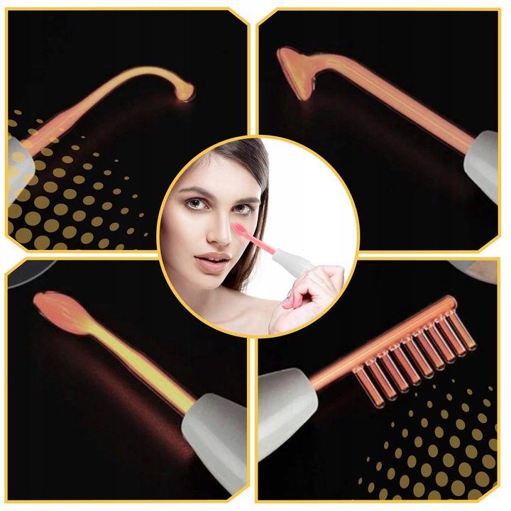 DERMA WAND PRO darsonval 4 elektrody peloty najmocniejszy do skóry