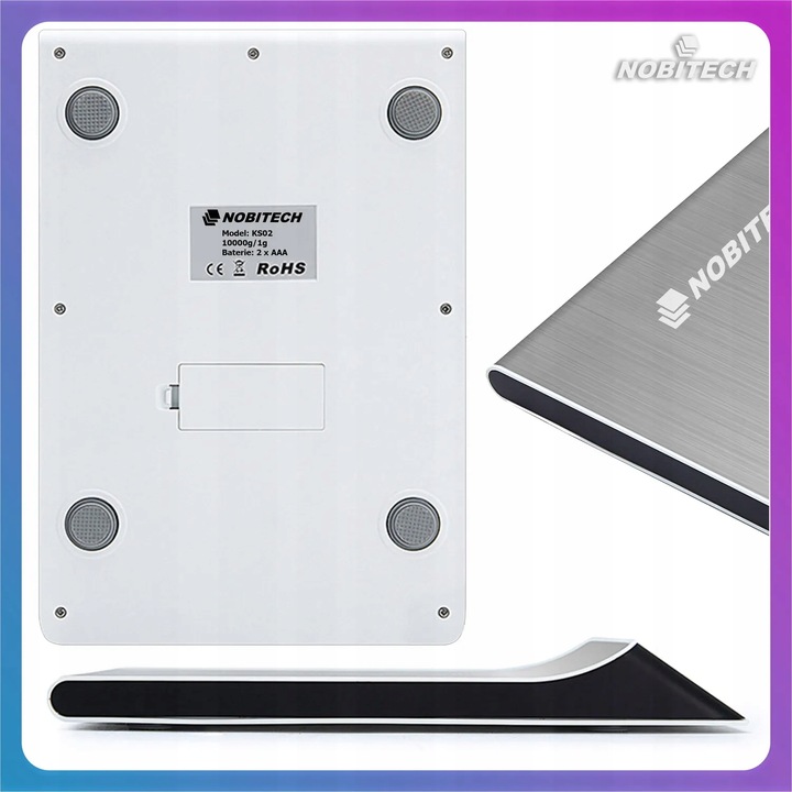 WAGA KUCHENNA ELEKTRONICZNA LCD 7 JEDNOSTEK 10KG/1G STAL NIERDZEWNA