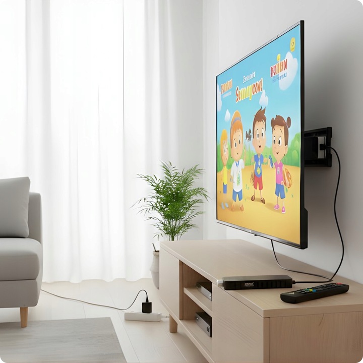 TUNER DEKODER DVB-T2TV NAZIEMNEJ DEKO TV MINI HEVC HDMI PILOT