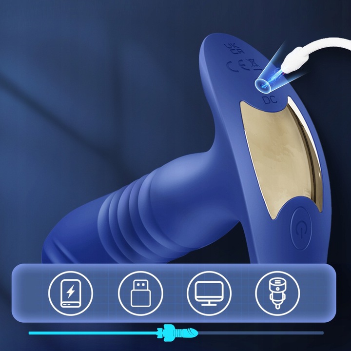 Zdalnie sterowany masażer prostaty z aplikacją APP